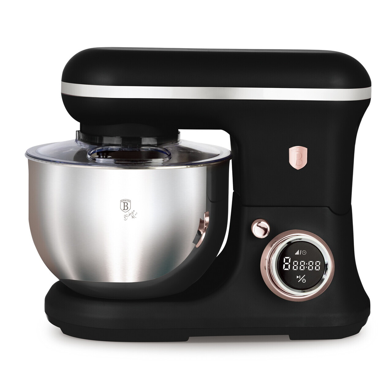Robot de bucatarie Berlinger Haus, Black Rose, 1500W, inox/plastic, negru/argintiu - imagine 6